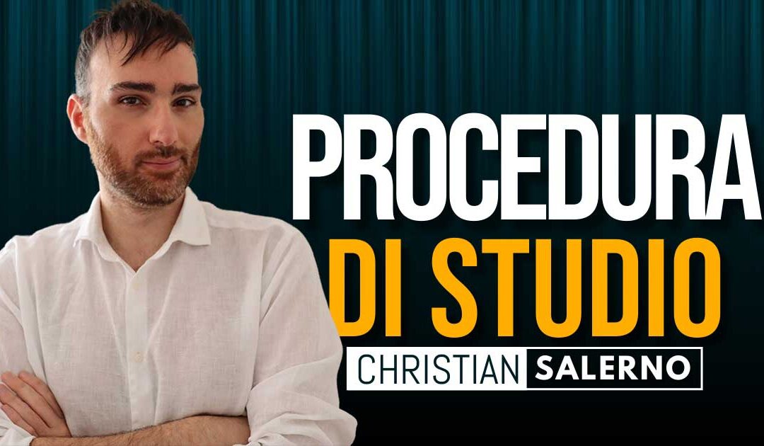 Seguire una Procedura di Studio