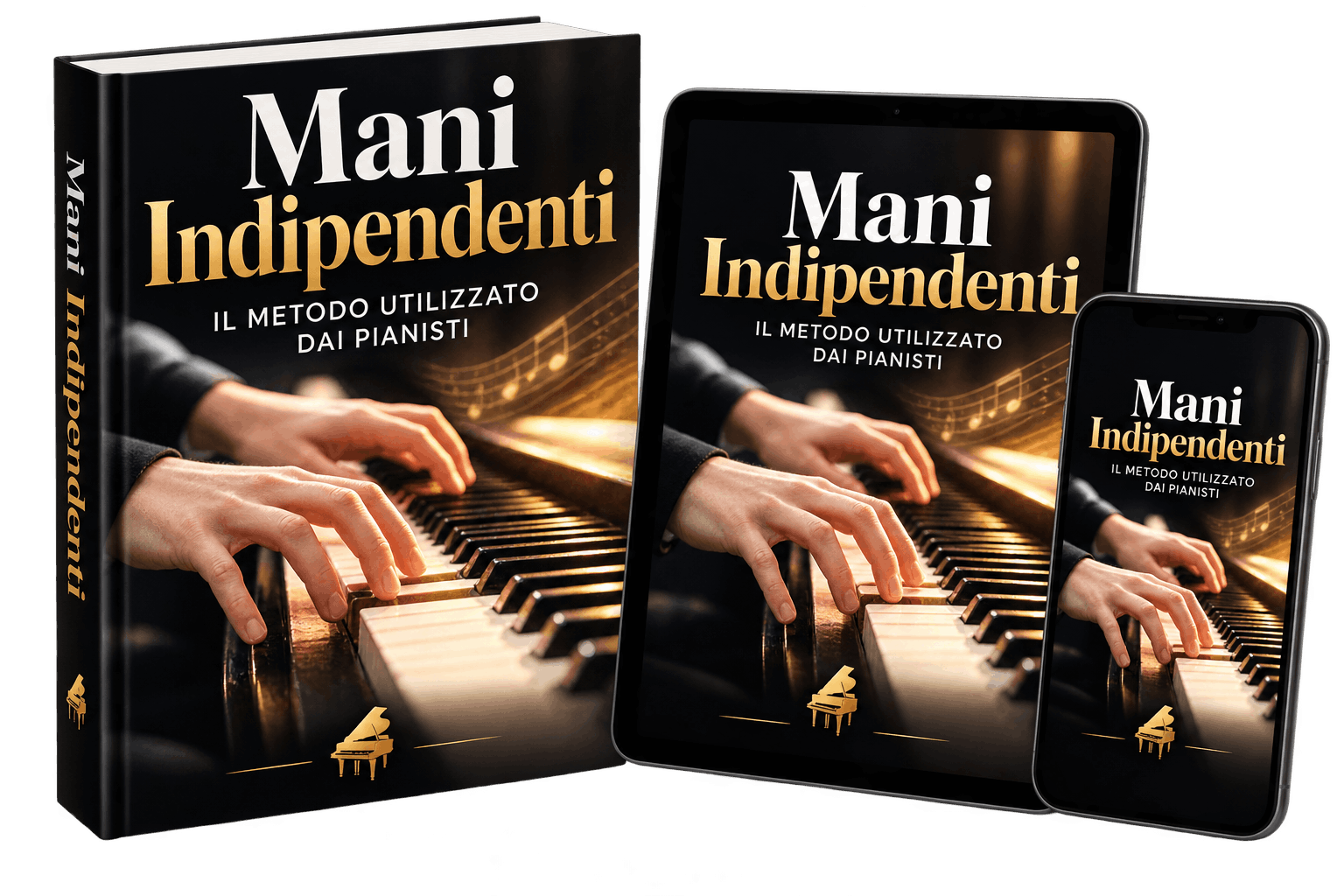 Il manuale Mani Indipendenti su libro, tablet e smartphone